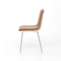 Tibo chair (cage white nubuk collection LAMB Beige)
