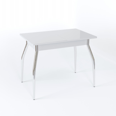 Table Aspen ST MP 900 (1200)*600*750 legs 01 galvania (glass white glossy color BL)
