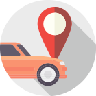 GPS tracing machines-a taxi program