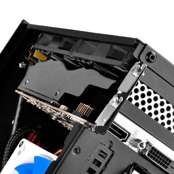 Support More PowerFul Low-Profile Discrete Graphics Card Orpansion Card with Two Slots Wide