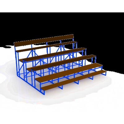 Hockey box stands (three -row section) (24 places)