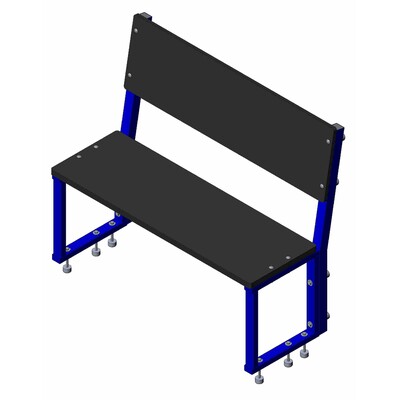 Baying bench for stands (2 plywood seats)